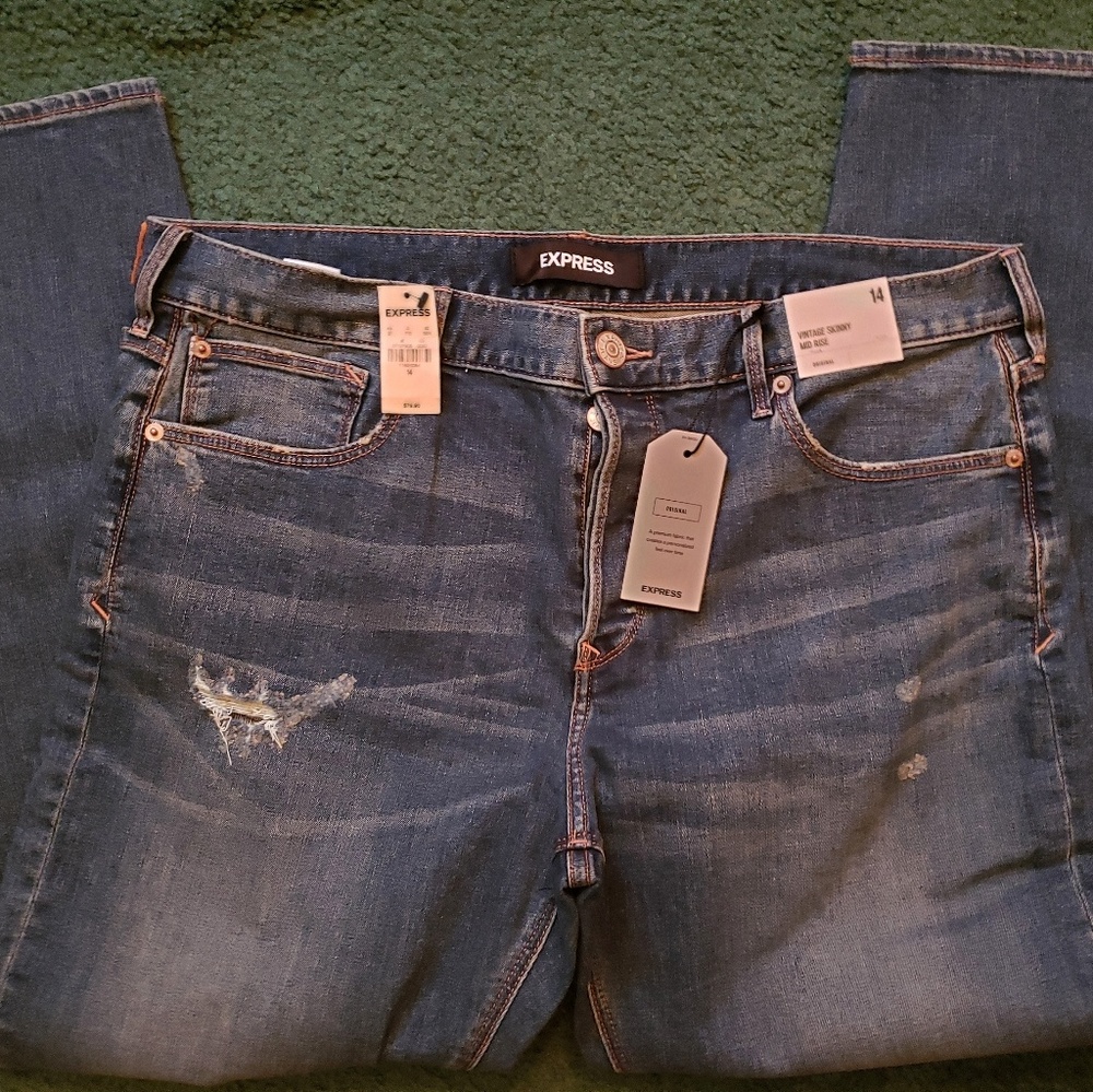 EXPRESS Vintage Skinny Jeans